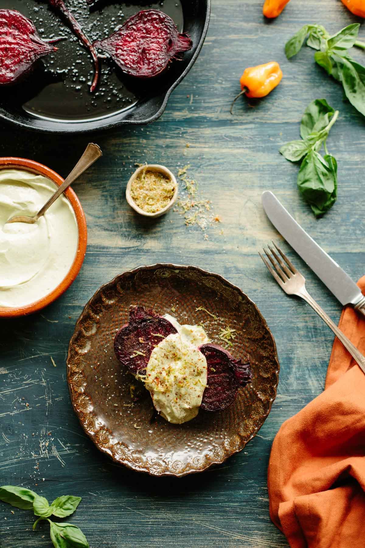 Hartwood Roasted Beets with Avocado Crema