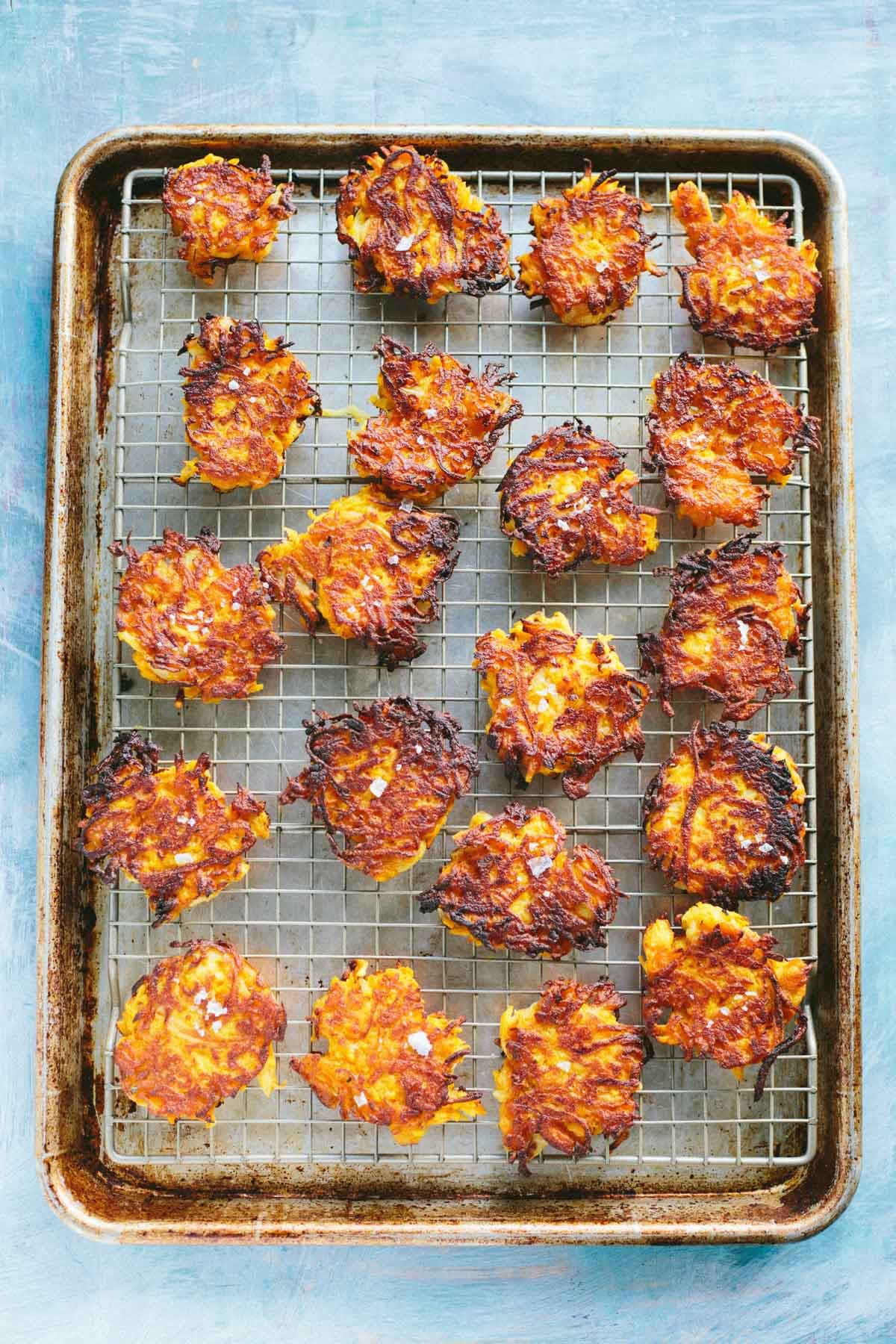 Butternut Squash Fritters with Spiced Yogurt