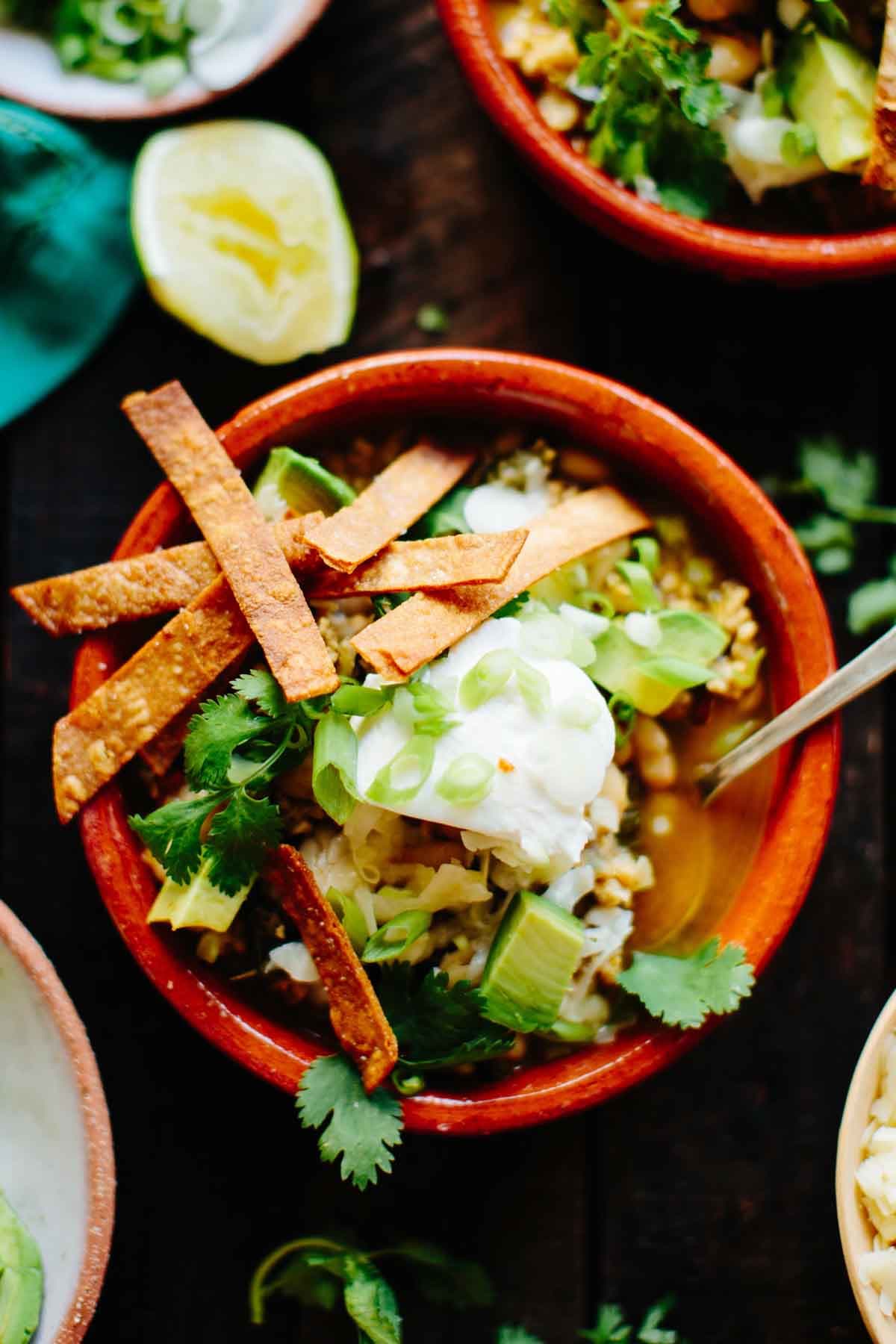 Chicken White Bean Poblano Chili