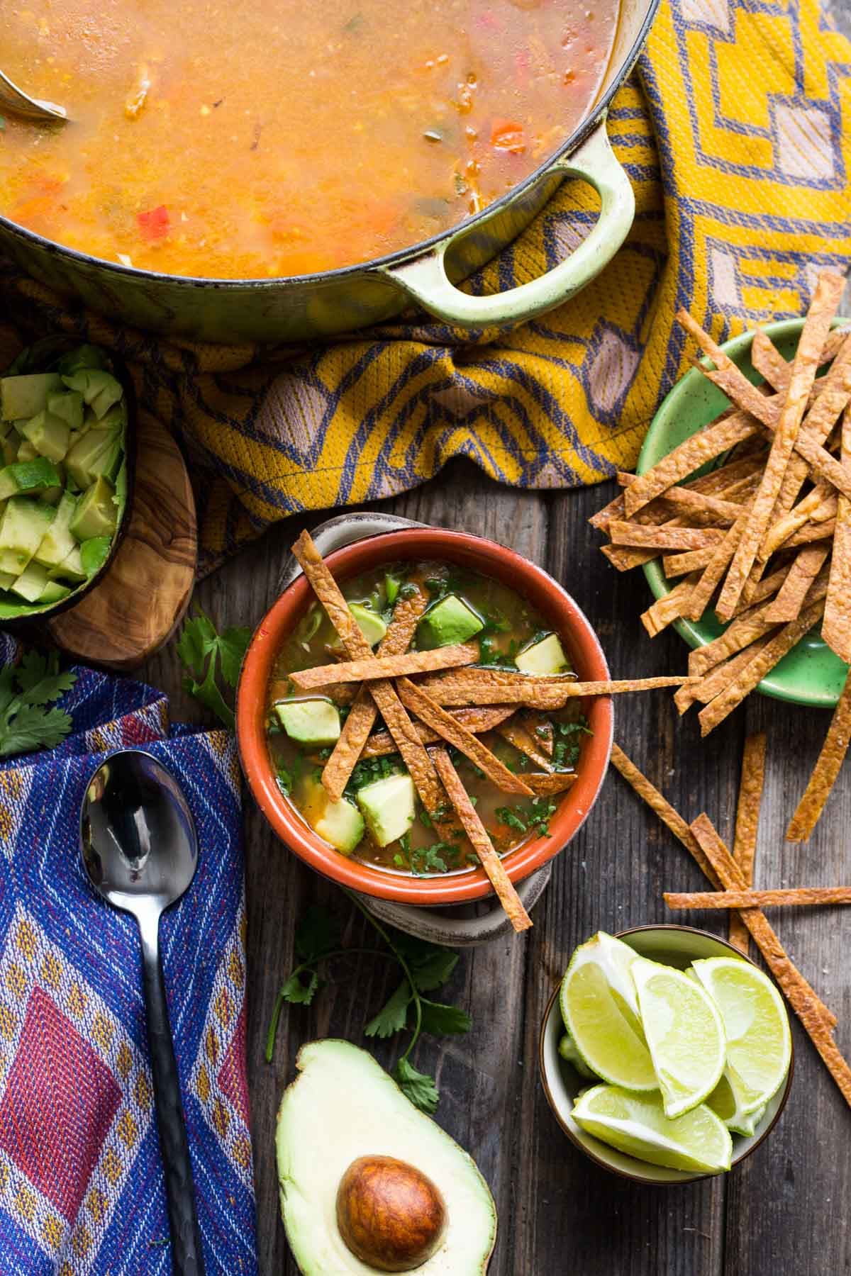 Easy Chicken Tortilla Soup