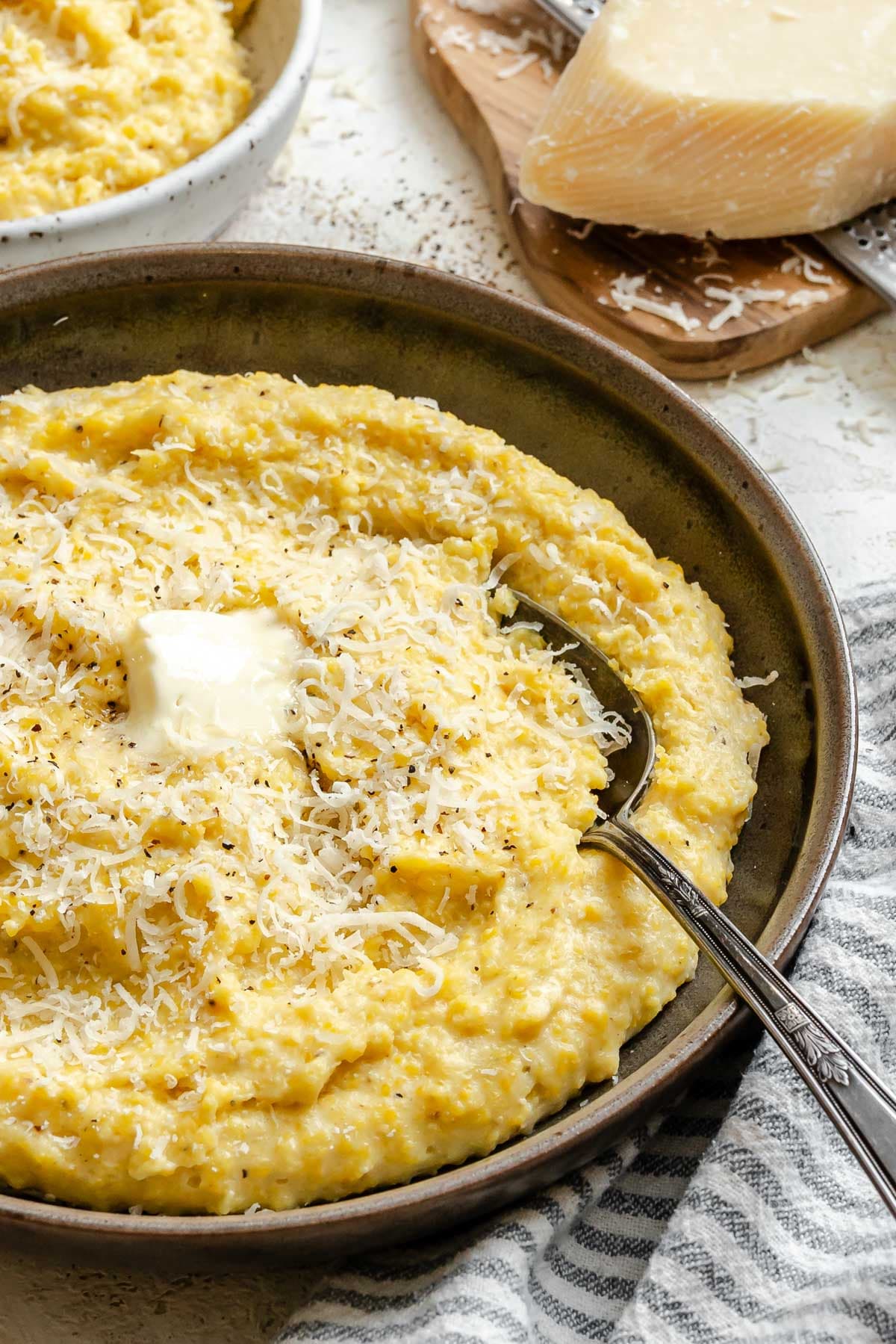 Creamy Polenta with Parmesan Cheese