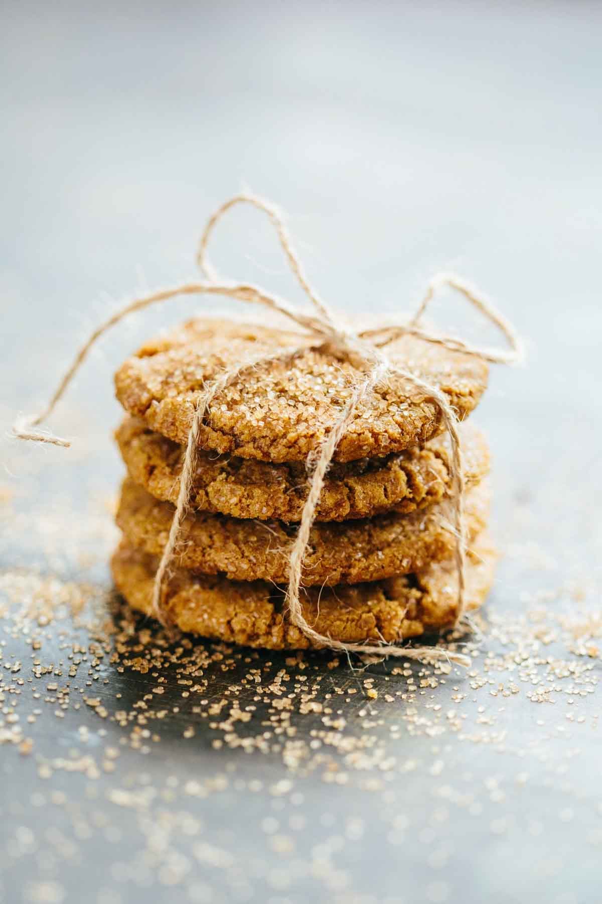 Chewy Ginger Cookies with Brown Butter