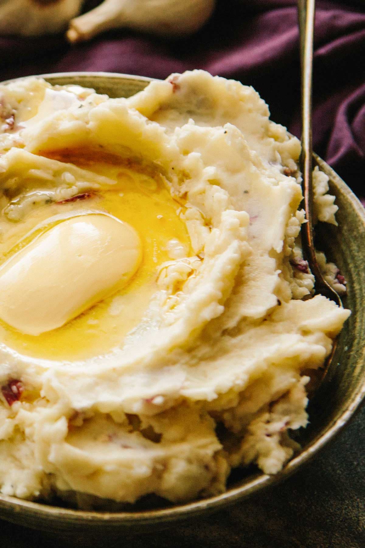 Red Skin Mashed Potatoes with Mascarpone