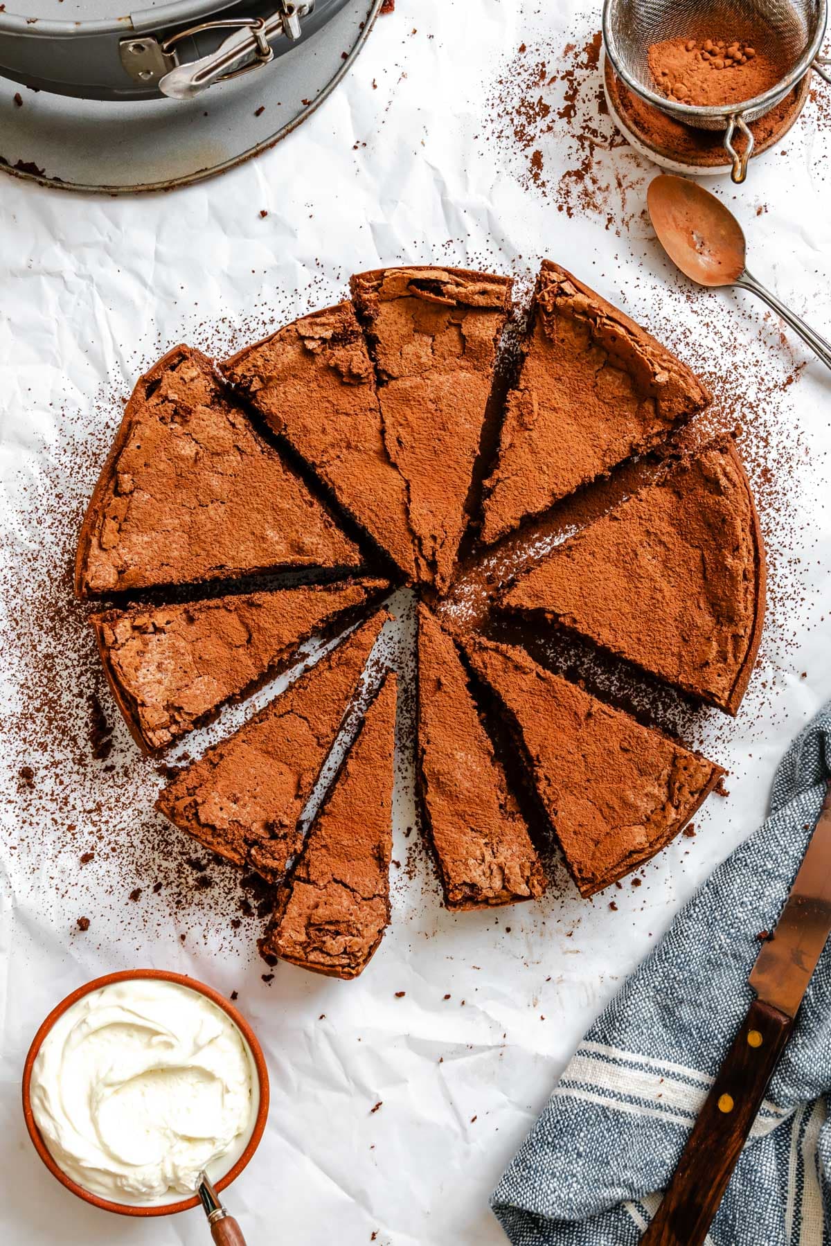 Torta Caprese (Flourless Chocolate Almond Cake)