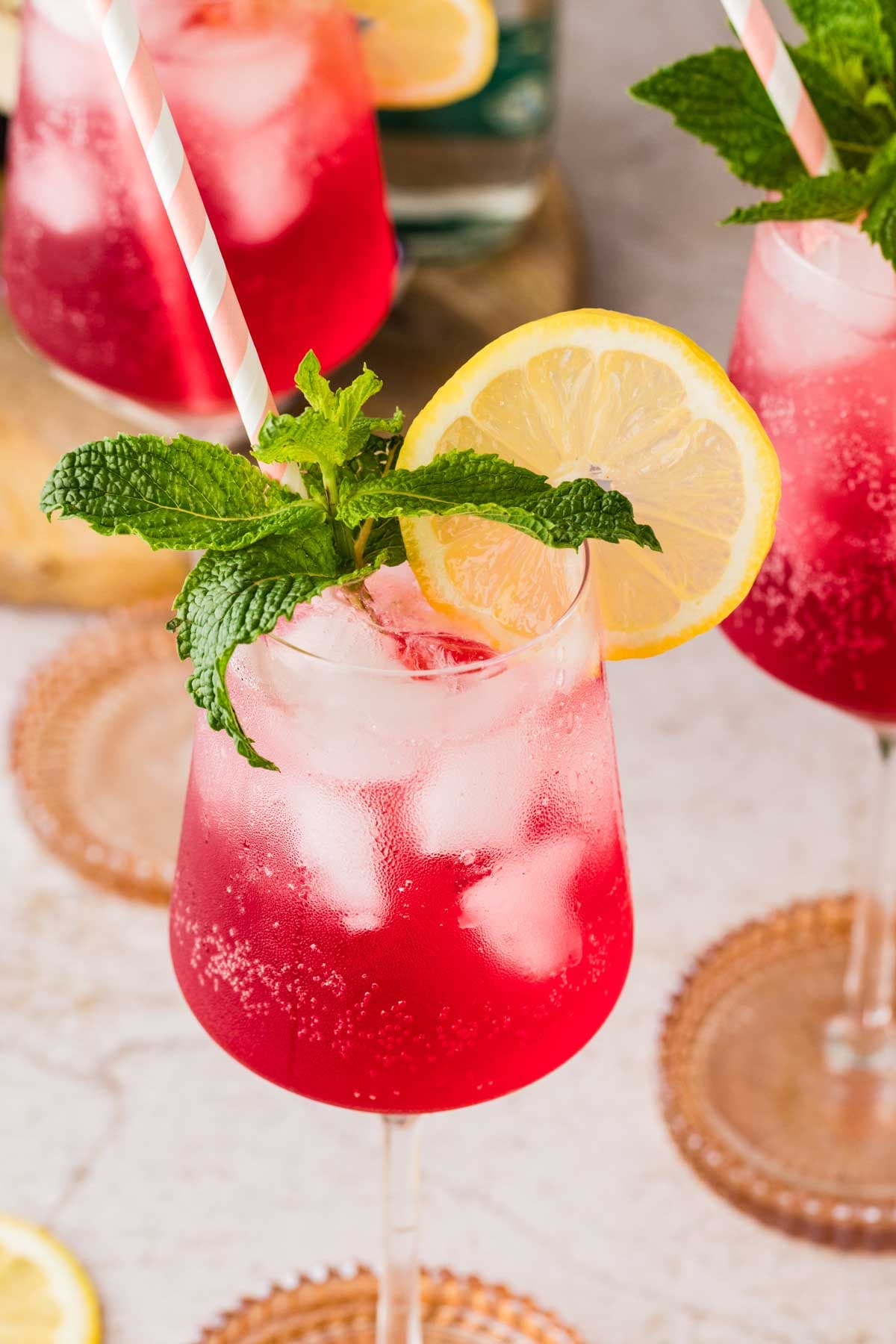 Holiday Hugo Spritz