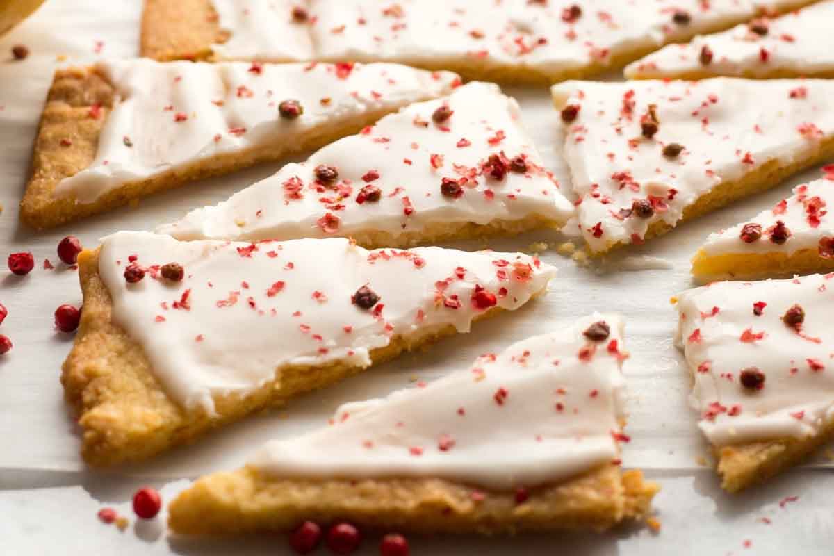 Grapefruit Shortbread Cookies