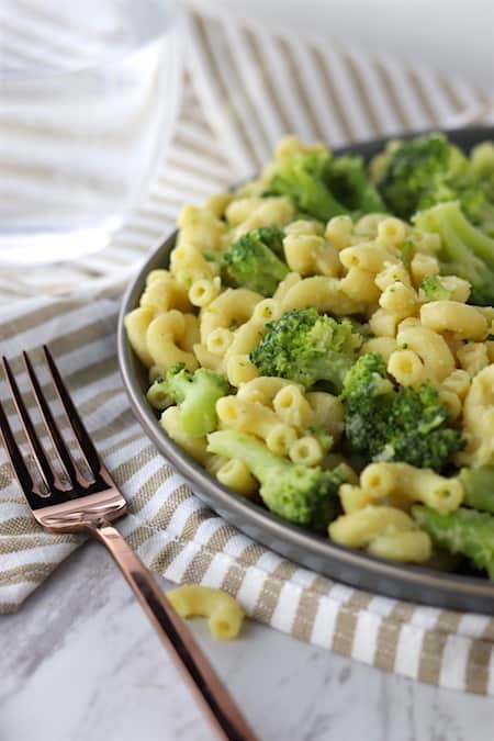 Nutritional Yeast + Vegan Broccoli Mac And "Cheese"