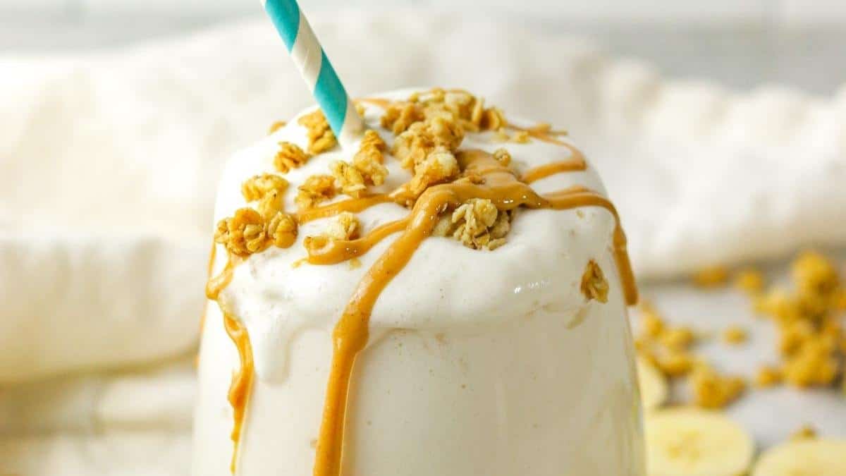 Easy & Quick Banana Protein Shake