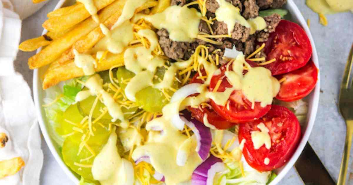 Big Mac In A Bowl - Hamburger Salad
