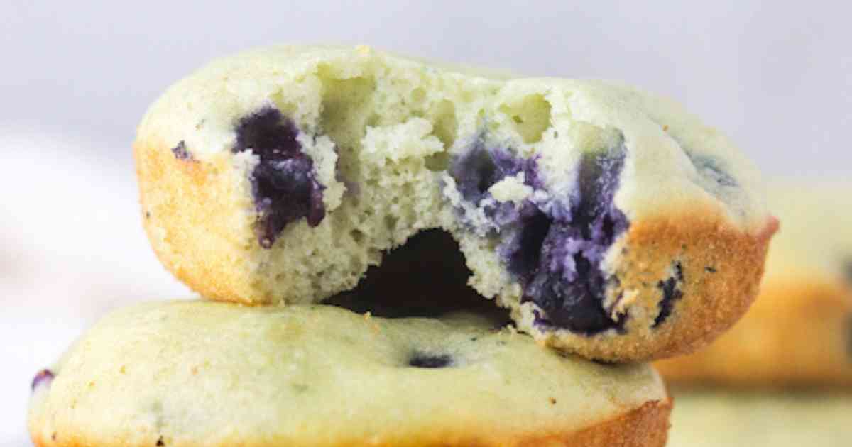 Best Ever Blueberry Cake Donuts