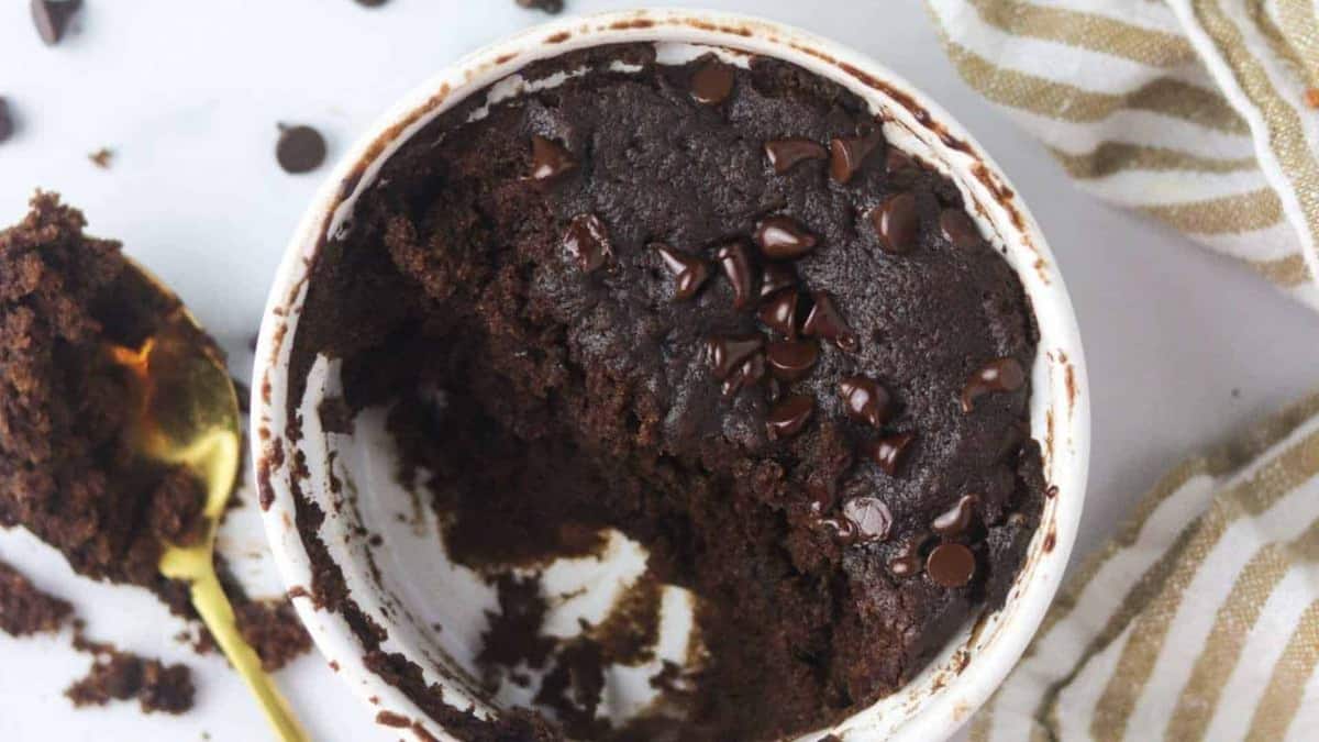 1 Minute Vegan Mug Brownie