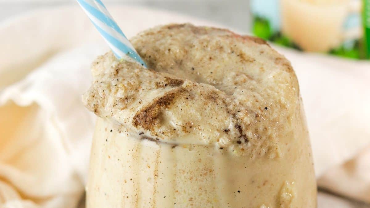 High Protein Eggnog Smoothie