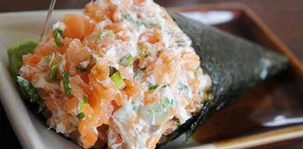 Temaki de Salmão