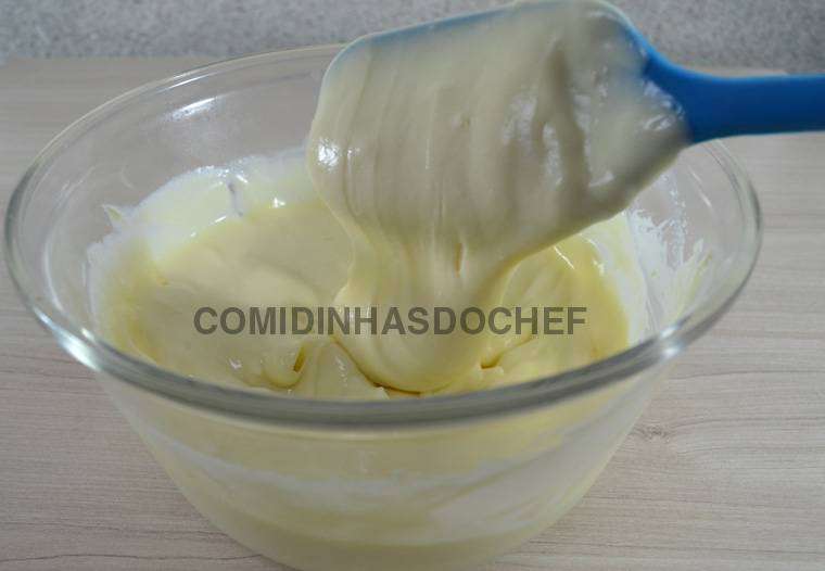Receita de Creme Belga Caseiro.