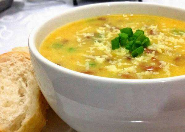 Receita de Sopa Mandioca