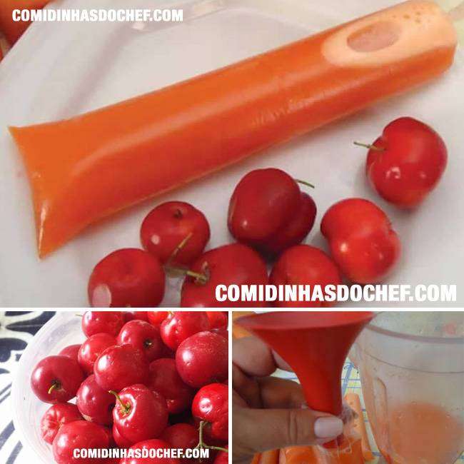 Geladinho de Acerola