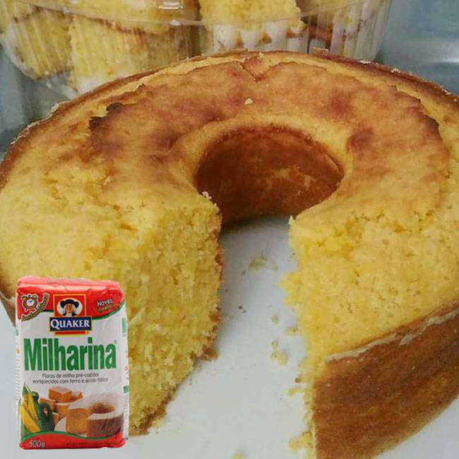 Bolo de Flocos de Milho