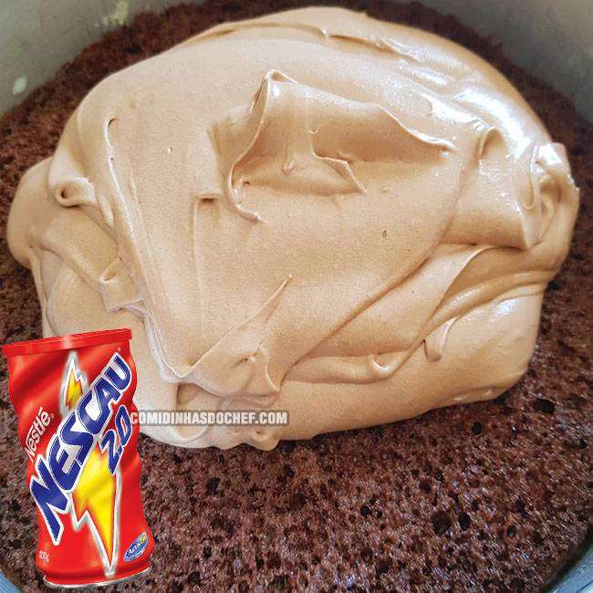 Recheio de Nescau para Bolo