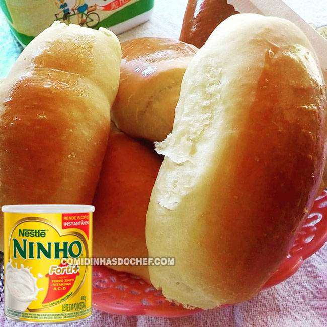 Pão Caseiro de Leite Ninho