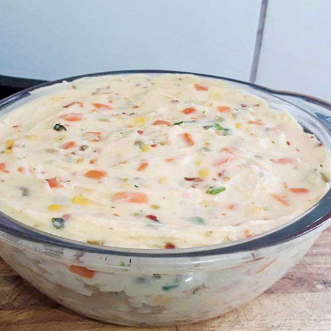 Salada de Maçã com Maionese