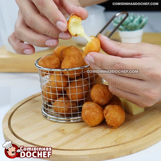 Bolinha de Mussarela Frita