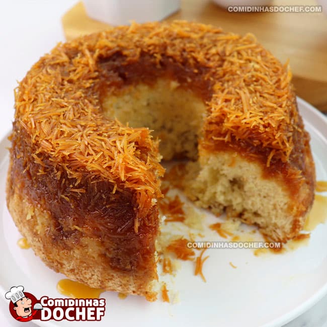 Bolo de Cocada Queimada
