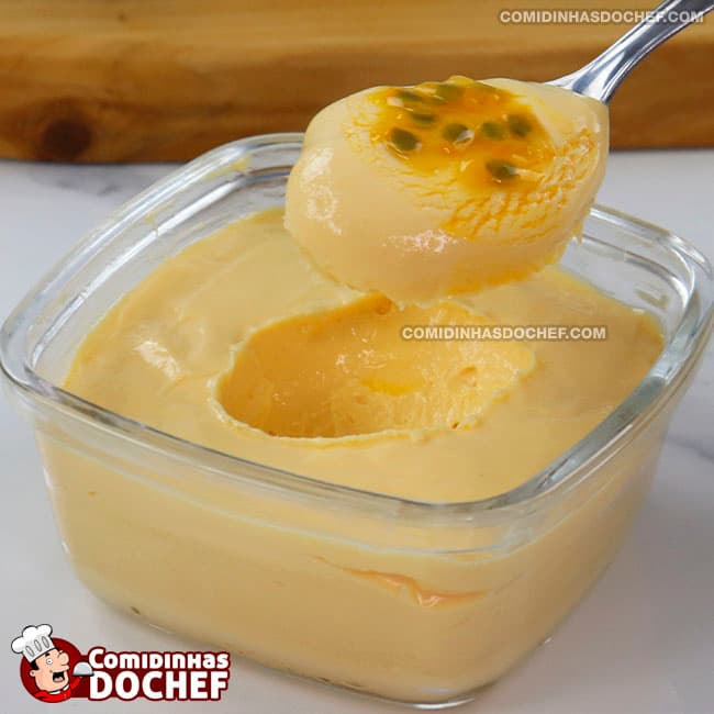 Mousse de Maracujá Rápido