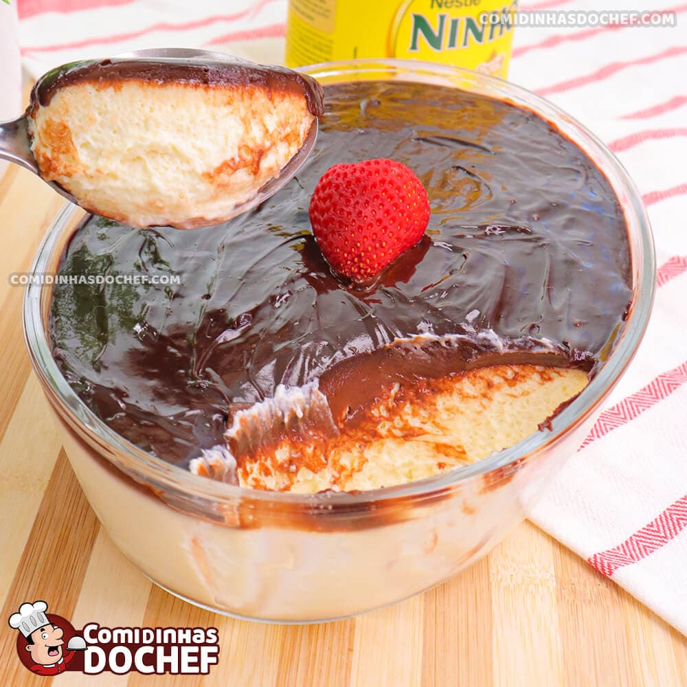 Mousse de Leite Ninho Com Ganache
