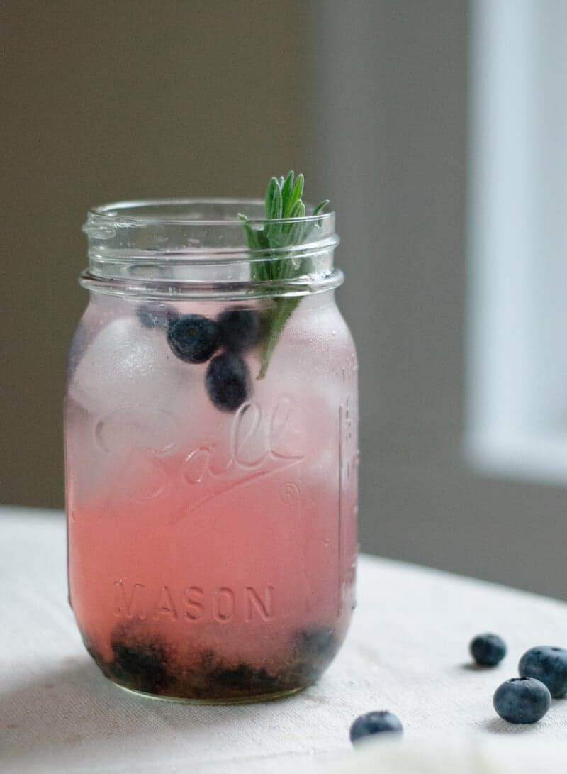 Blueberry Lavender Hard Lemonade