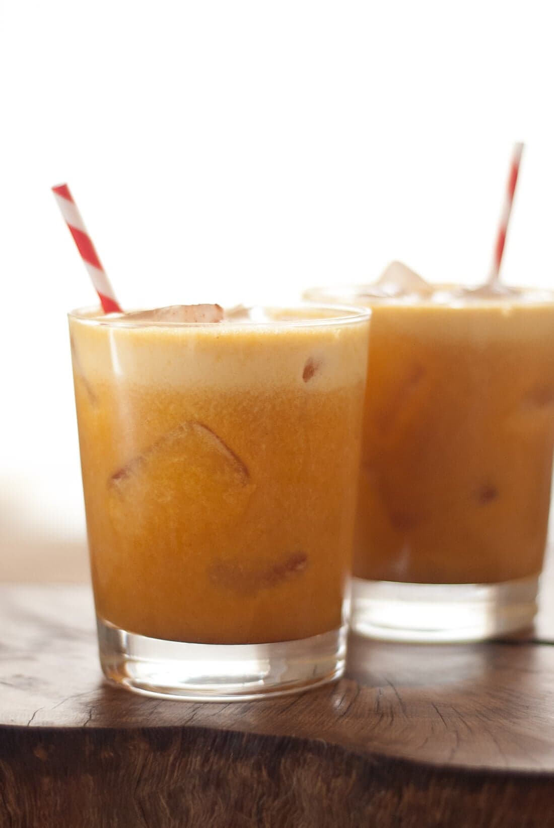 Pumpkin Pineapple and Rum Cocktail