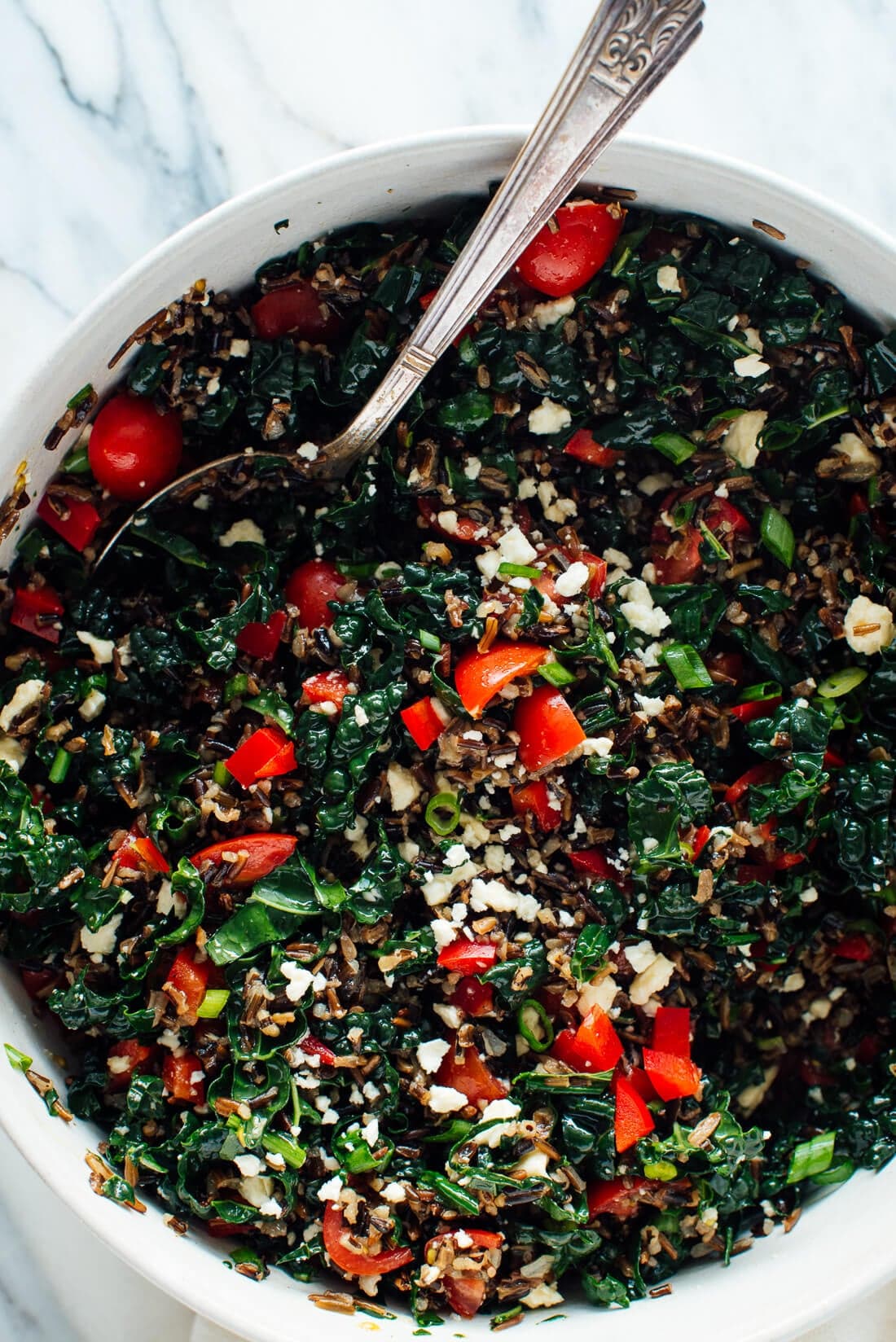 Megan's Wild Rice & Kale Salad