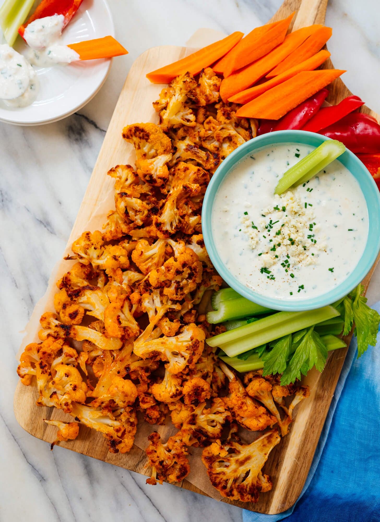 Roasted Buffalo Cauliflower