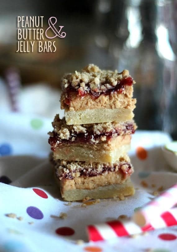 Peanut Butter and Jelly Bars