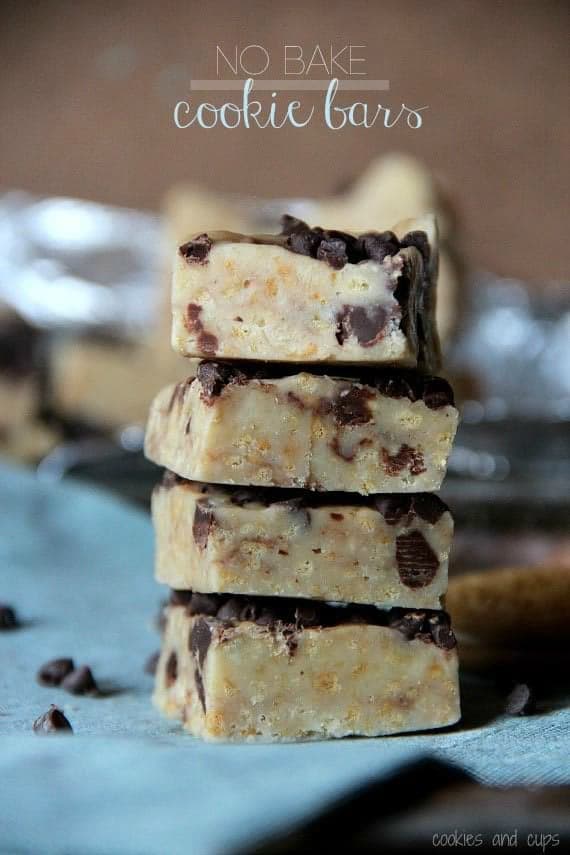 No Bake Cookie Bars