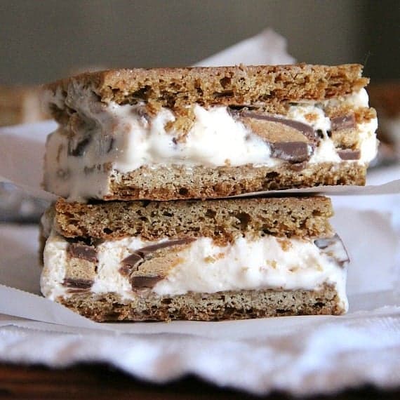 Blondie Ice Cream Sandwiches