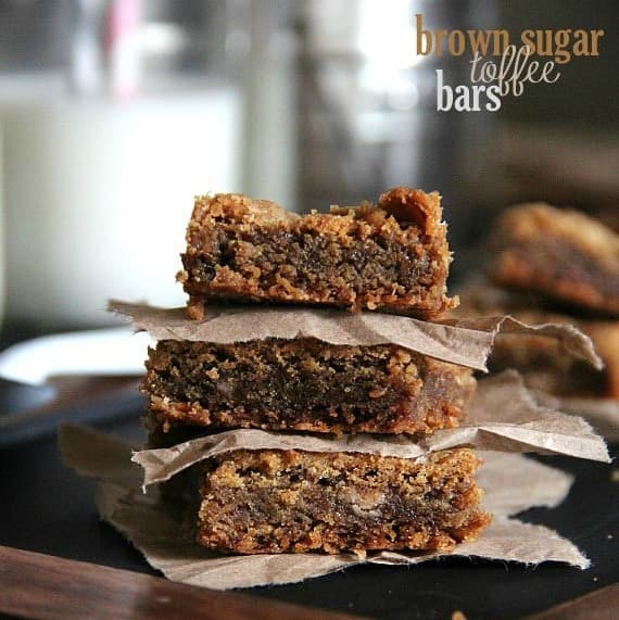 Brown Sugar Toffee Bars