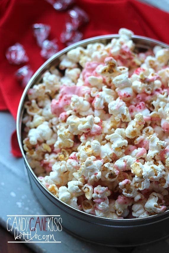 Candy Cane Kiss Kettlecorn