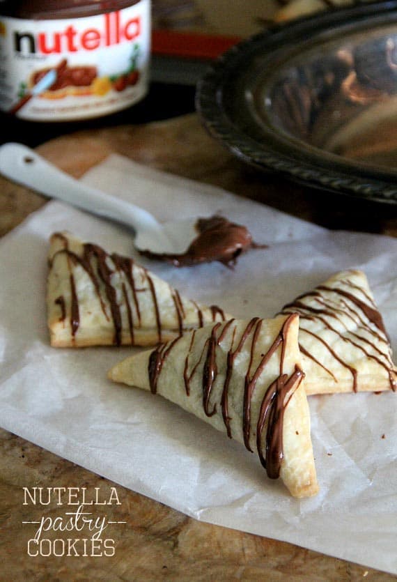 Nutella Pastry Cookies