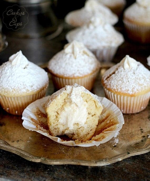 Vanilla Cream Filled Muffins