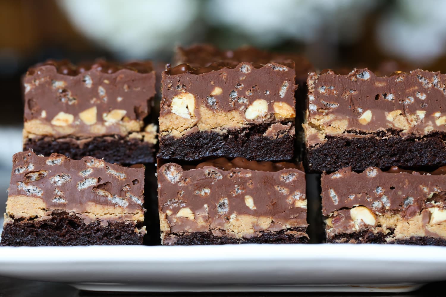 Peanut Butter Cup Crack Brownies