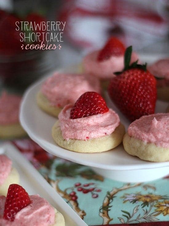 Strawberry Shortcake Cookies
