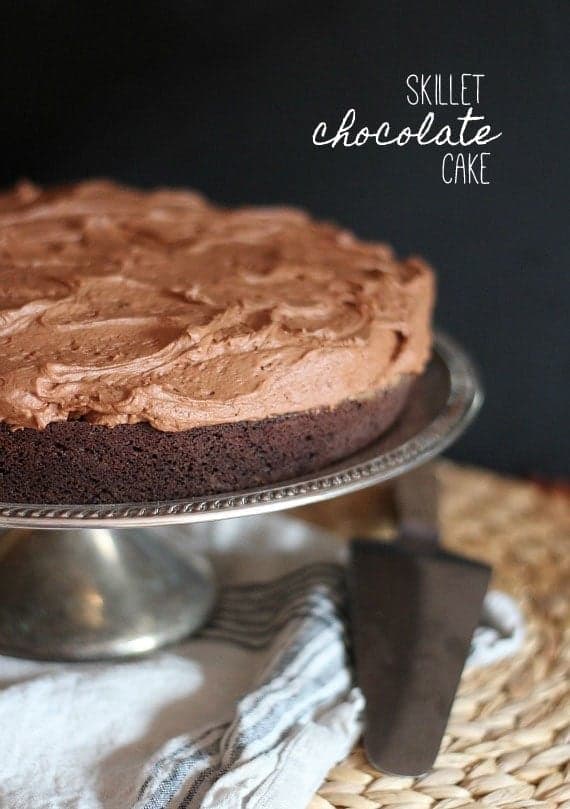 Skillet Chocolate Cake