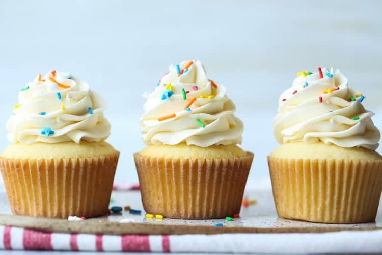 My Favorite Vanilla Cupcakes
