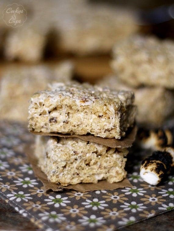 Toasted Marshmallow Krispie Treats