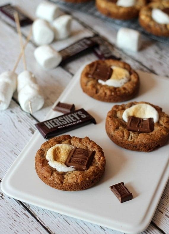 Deep Dish S’mores Cookies