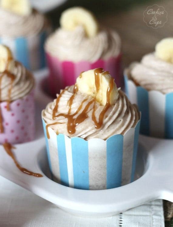Bananas Foster Cupcakes