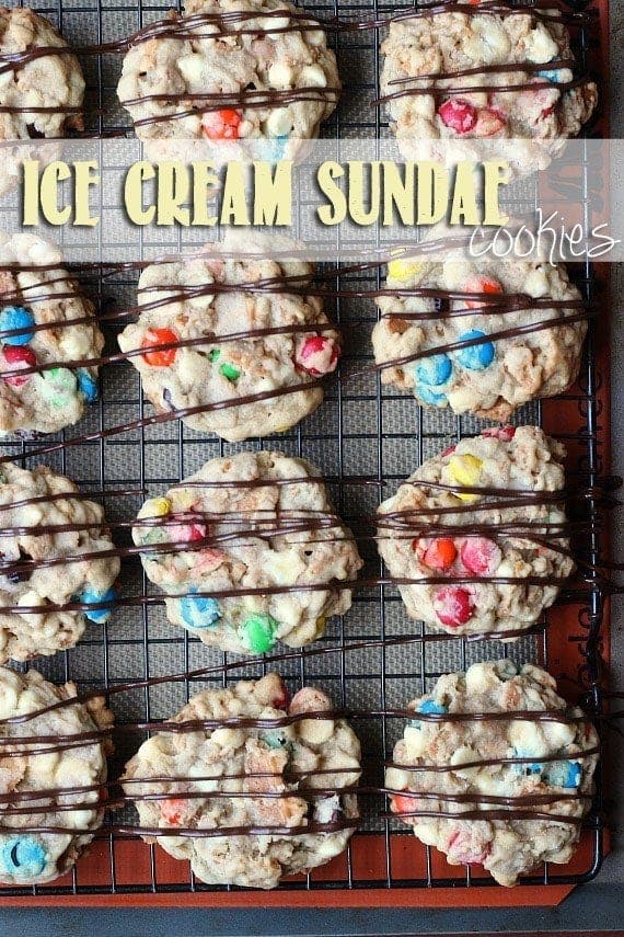 Ice Cream Sundae Cookies