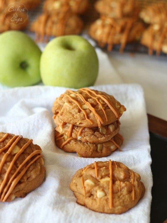 Butterscotch Apple Pudding Cookies