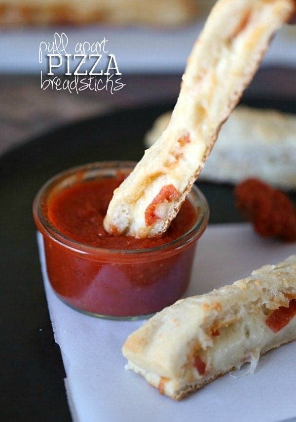 Pull Apart Pizza Sticks