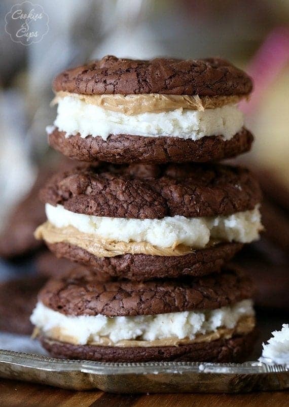 Brownie Cookie Sandwiches